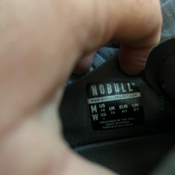 NOBULL ladies Gray Training Shoes size 6‎ - Picture 6 of 8